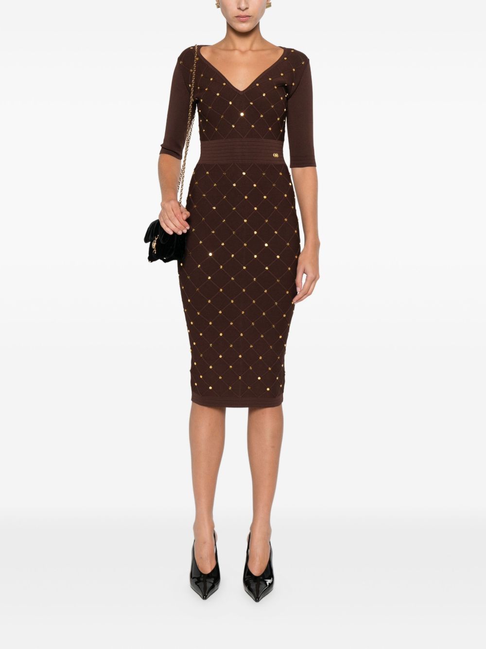 Elisabetta Franchi Dresses Bordeaux Vipa