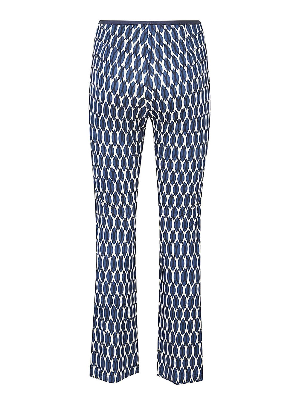 Siyu Trousers Blue Viscose Elastane