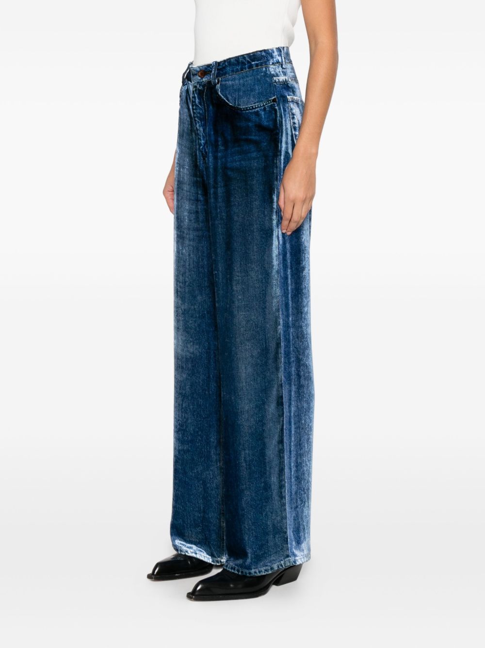 Pierre Louis Mascia Trousers Blue Fabric