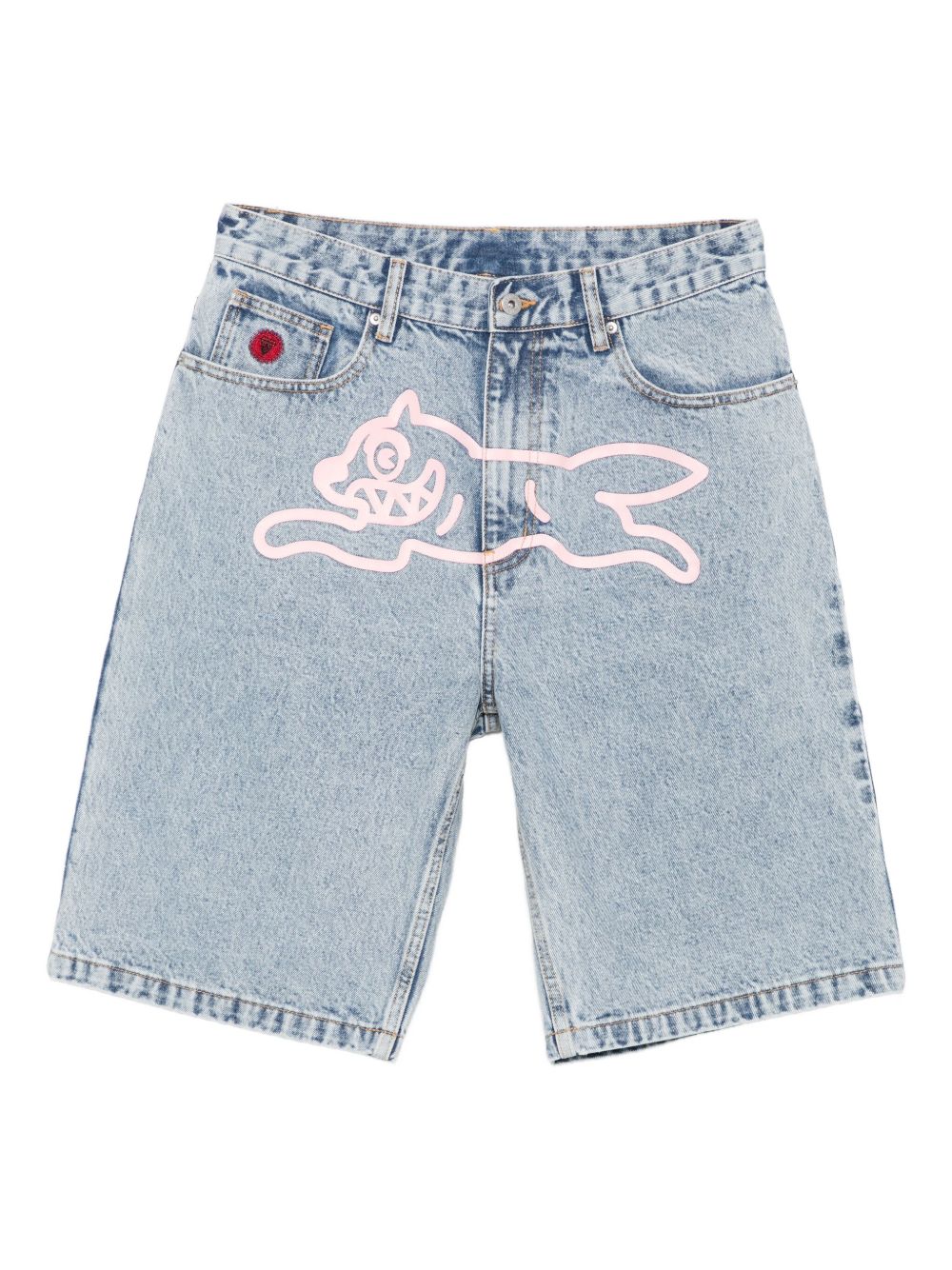 Icecream Shorts Clear Blue Cotton