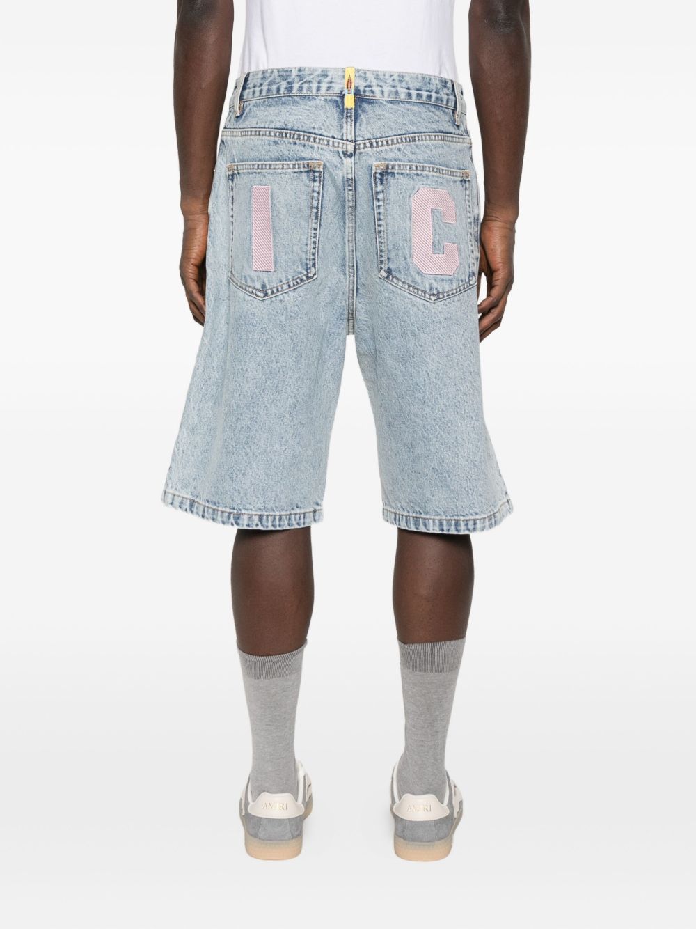Icecream Shorts Clear Blue Cotton