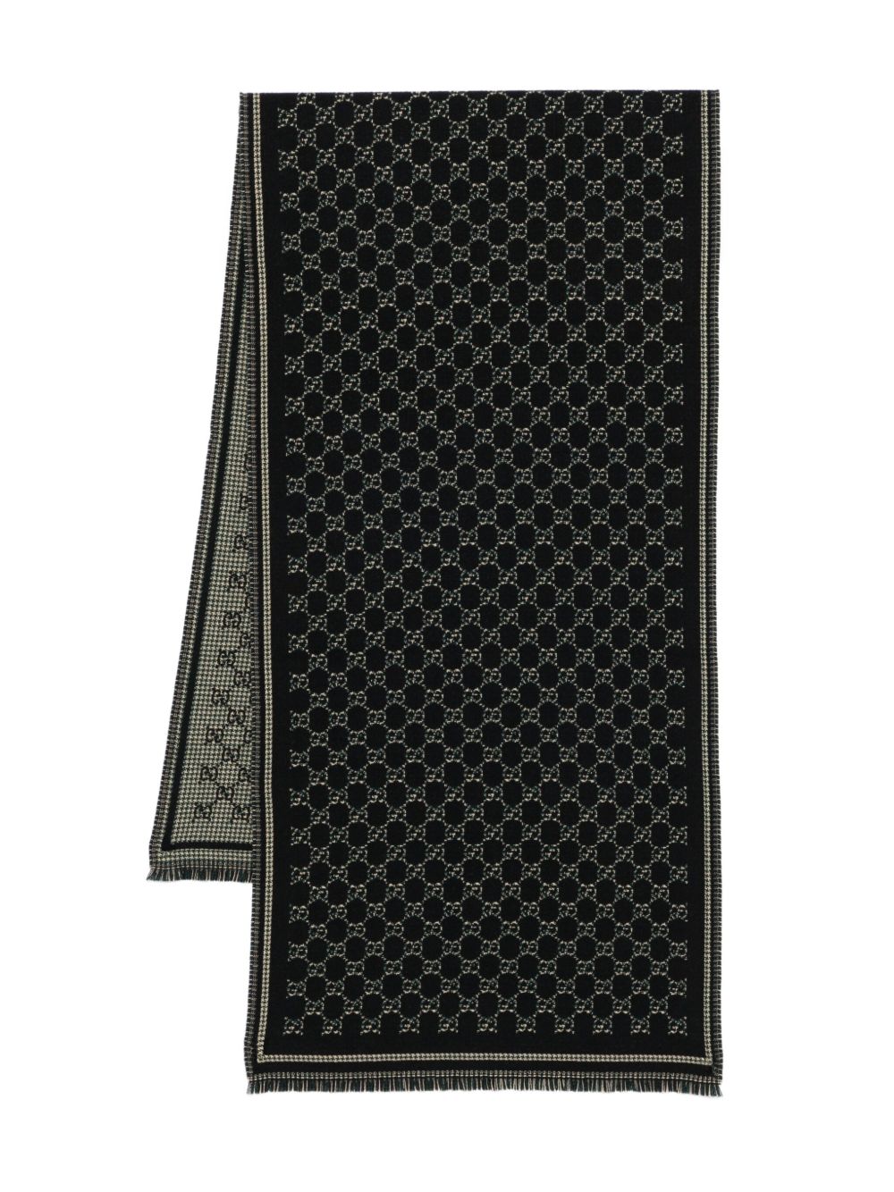 Gucci Scarfs Black Wool