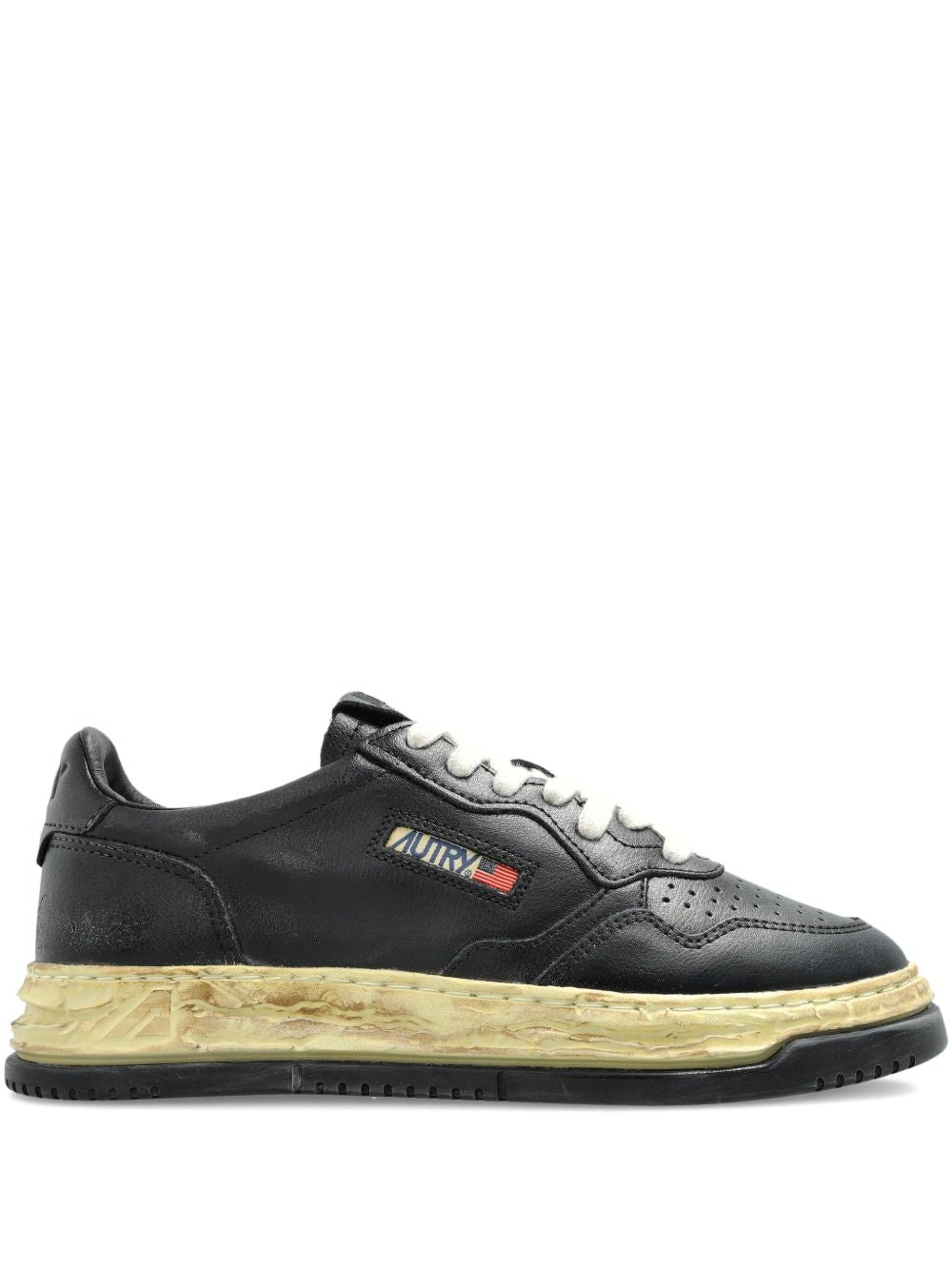 Autry X Maison Mihara Yasuhiro Sneakers Black Calf Leather