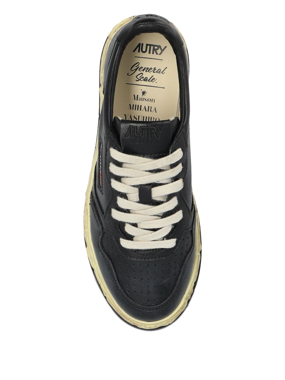 Autry X Maison Mihara Yasuhiro Sneakers Black Calf Leather