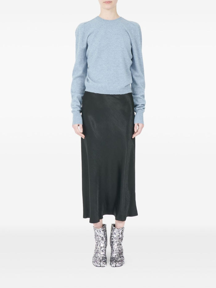 Maison Margiela Sweaters Clear Blue Wool