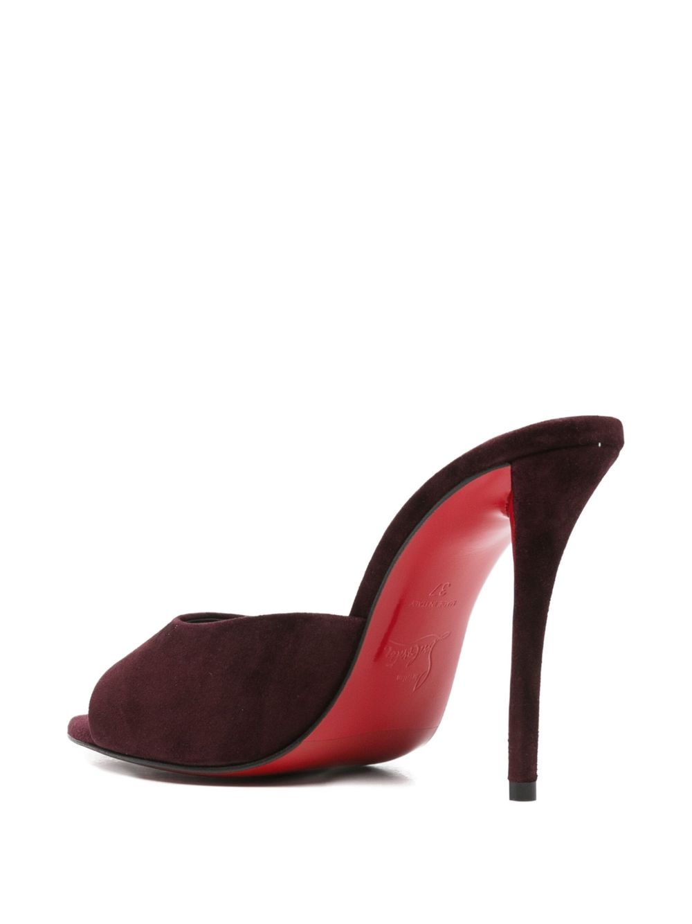 Christian Louboutin Sandals Bordeaux Other->fabric100.0 %