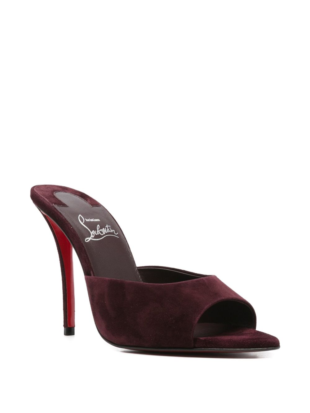 Christian Louboutin Sandals Bordeaux Other->fabric100.0 %
