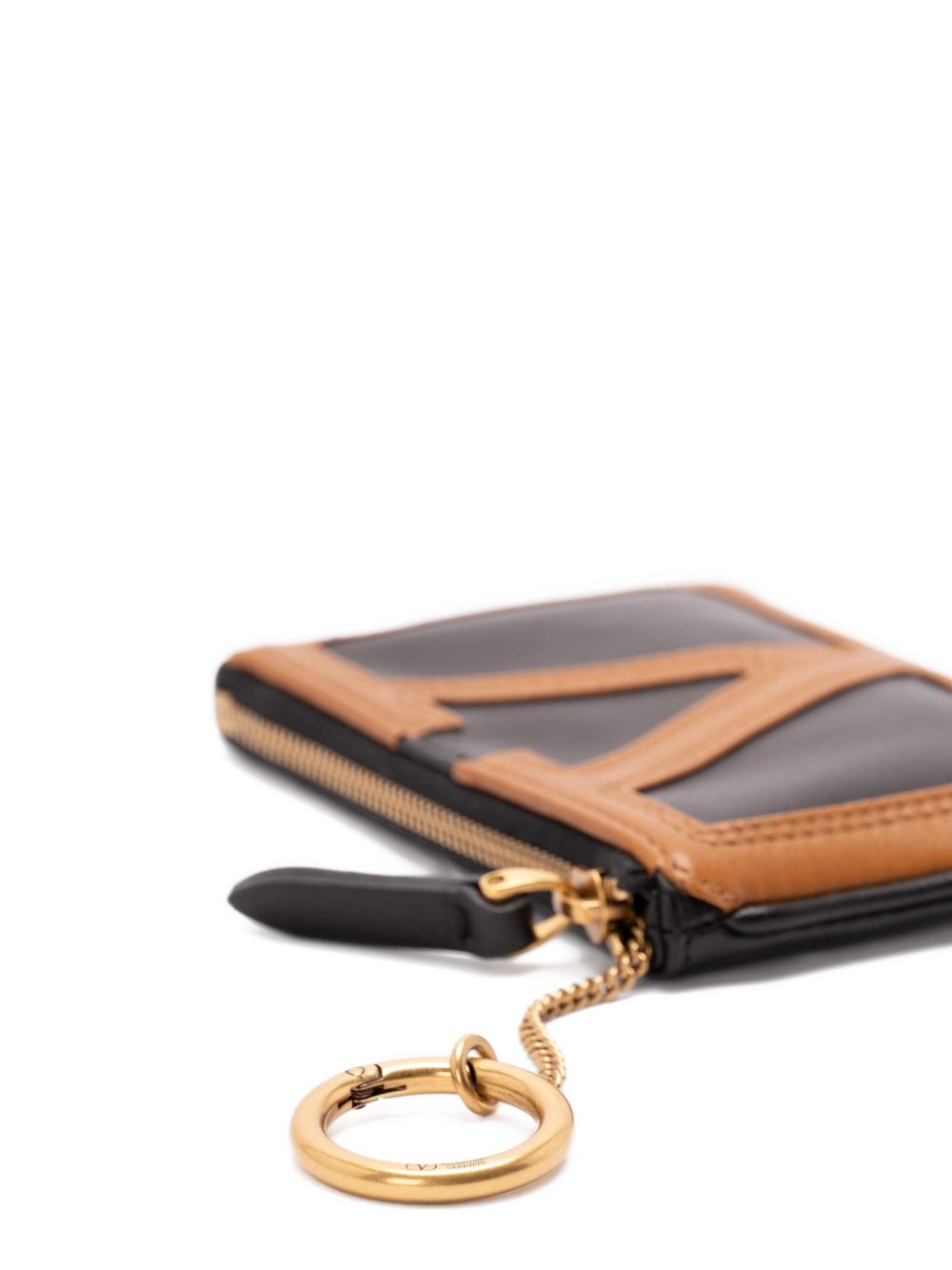 Valentino Garavani Keychains Black Calf Leather