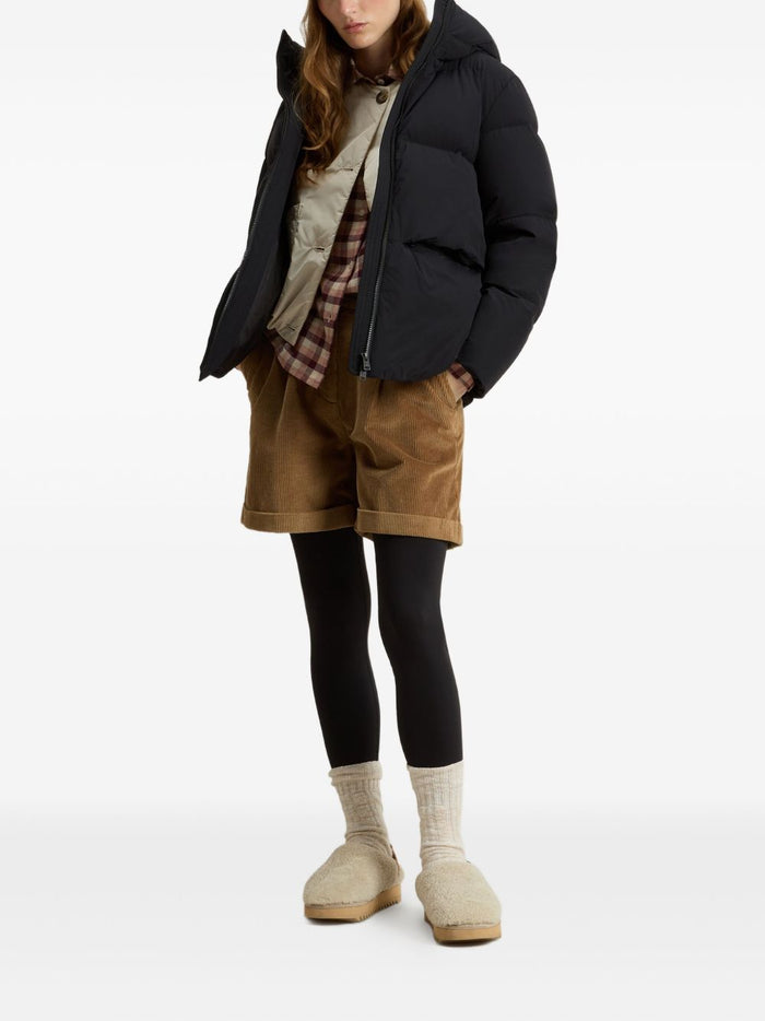Woolrich Coats Nero Polyamide Elastane