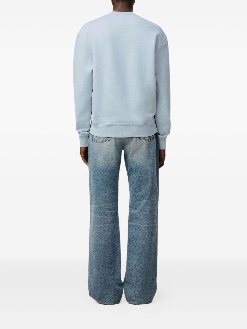 Ami Paris Sweaters Clear Blue Fabric