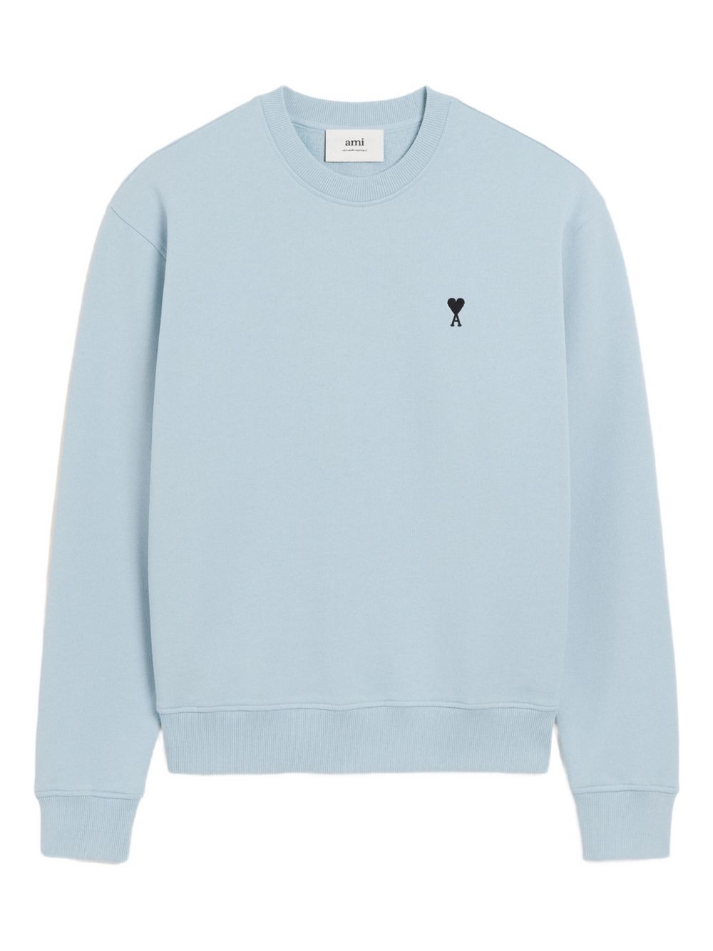 Ami Paris Sweaters Clear Blue Fabric