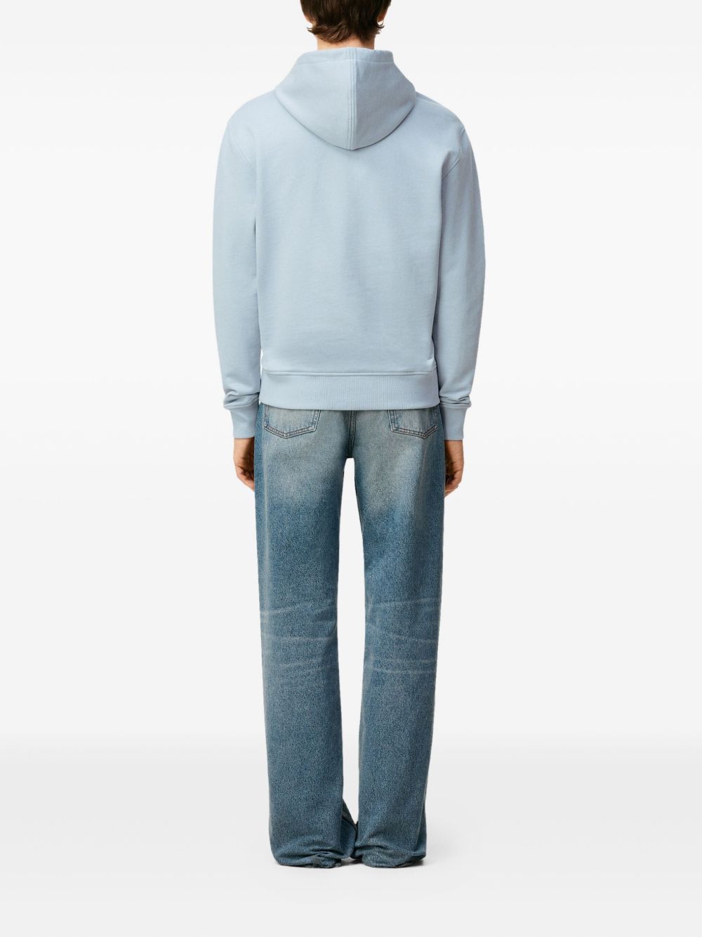 Ami Paris Sweaters Clear Blue Cotton