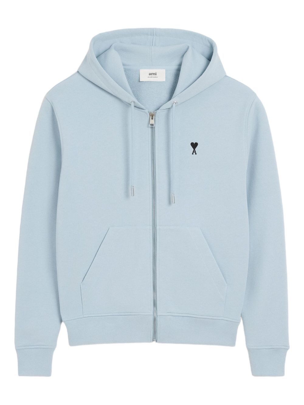 Ami Paris Sweaters Clear Blue Cotton