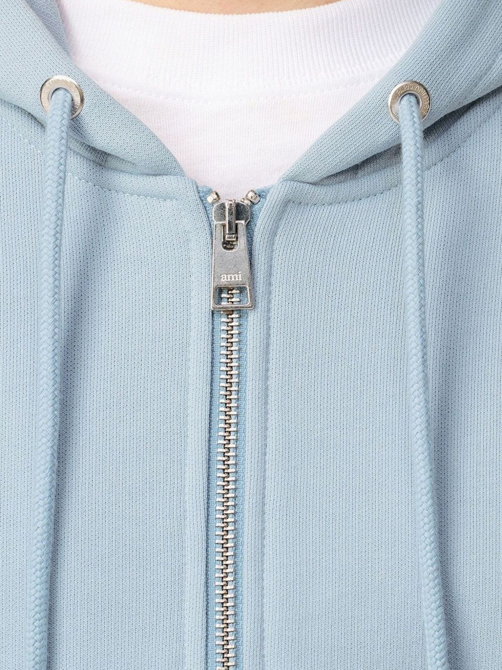 Ami Paris Sweaters Clear Blue Cotton
