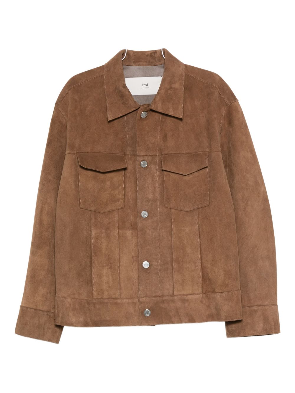 Ami Paris Jackets Brown Goat Skin