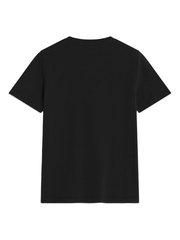 MAISON KITSUNE T-shirts and Polos Black Cotton