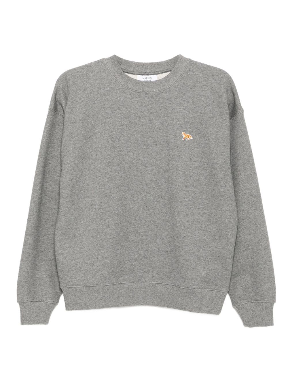 Maison Kitsune Sweaters Grey Cotton