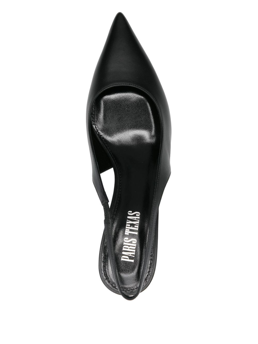 Paris Texas With Heel Black Calf Leather