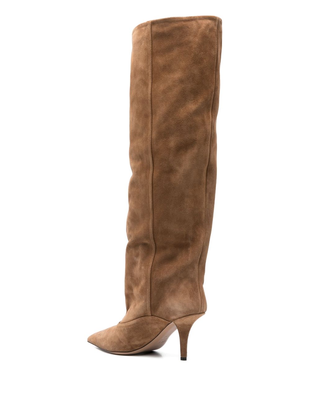 Paris Texas Boots Leather Brown Outer: Calf Suede
