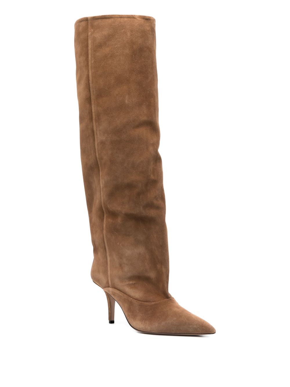 Paris Texas Boots Leather Brown Outer: Calf Suede