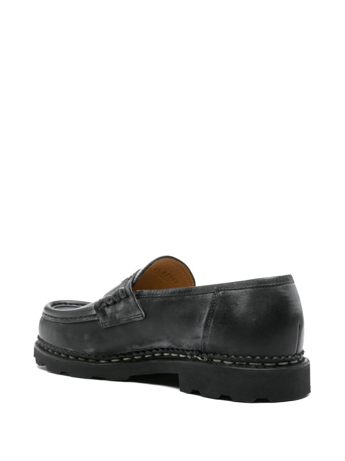 Paraboot Flat Shoes Black Leather