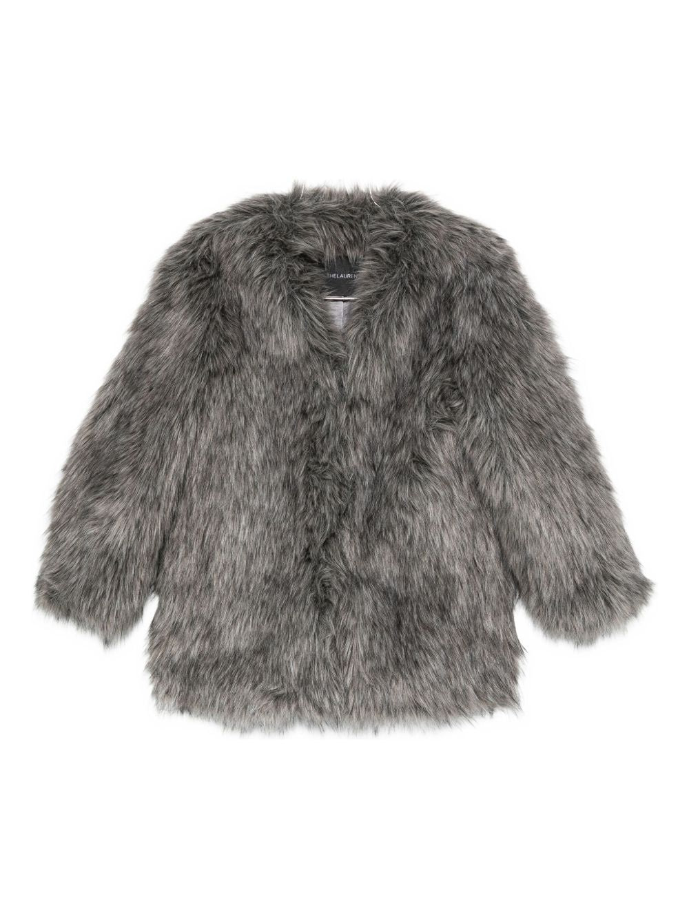 Thelaurent Coats Grey Artificial Fur