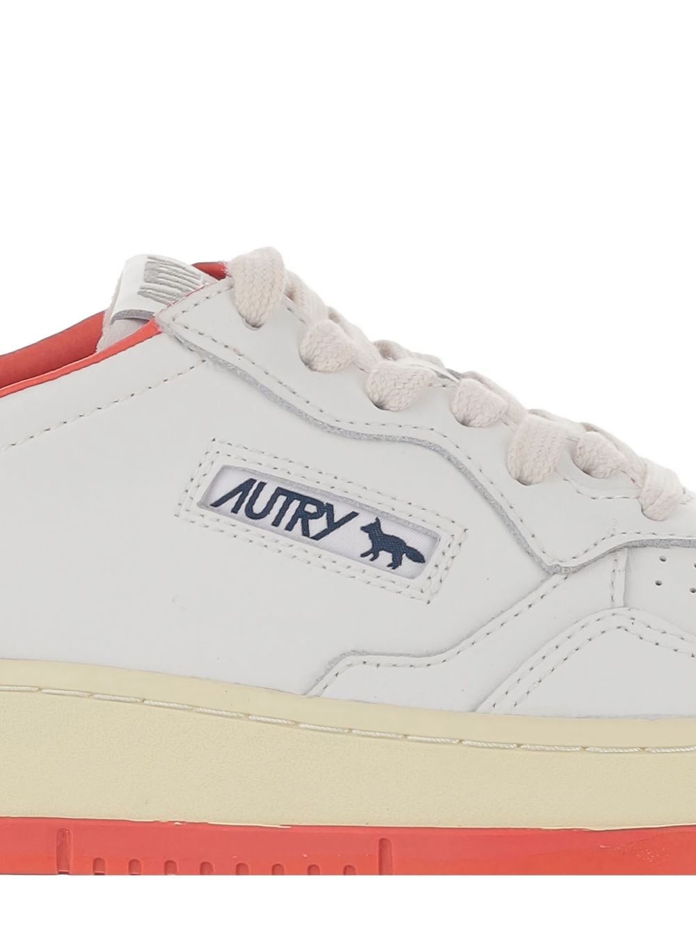 AUTRY X MAISON KITSUNE Sneakers Red Cow Leather