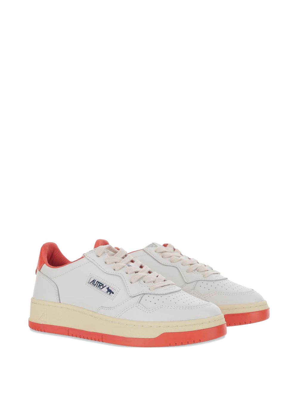 AUTRY X MAISON KITSUNE Sneakers Red Cow Leather