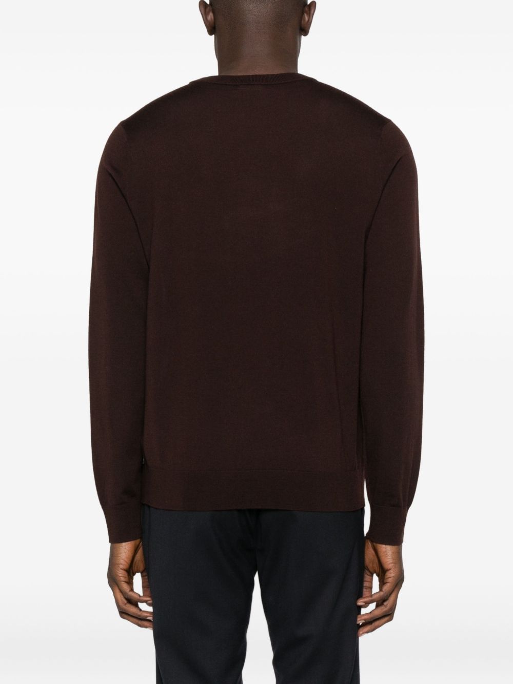 Paul Smith Sweaters Brown Merino