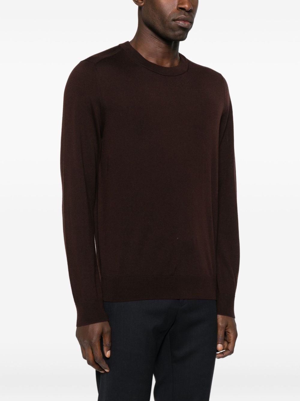 Paul Smith Sweaters Brown Merino