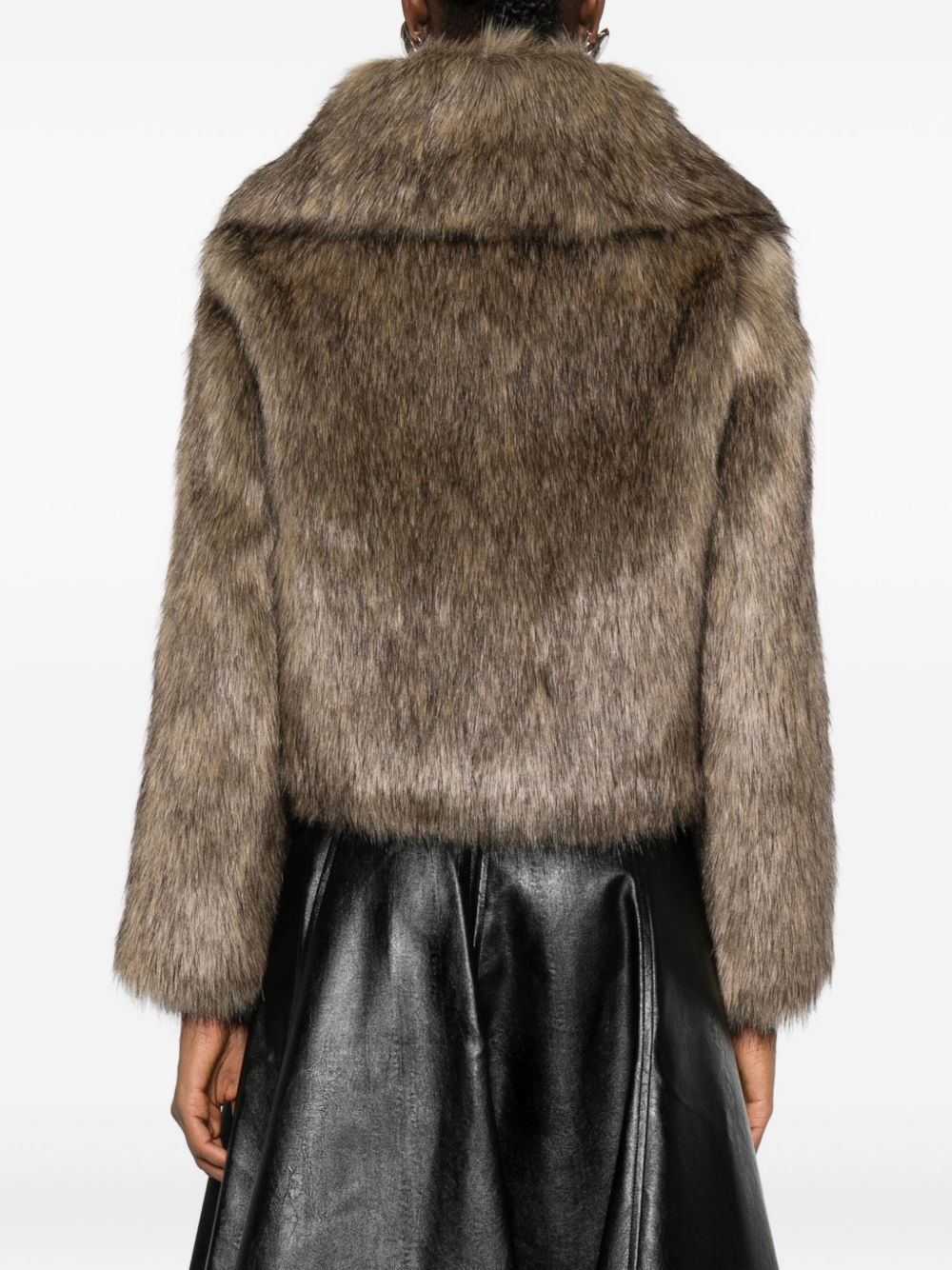 Thelaurent Coats Multicolour Artificial Fur