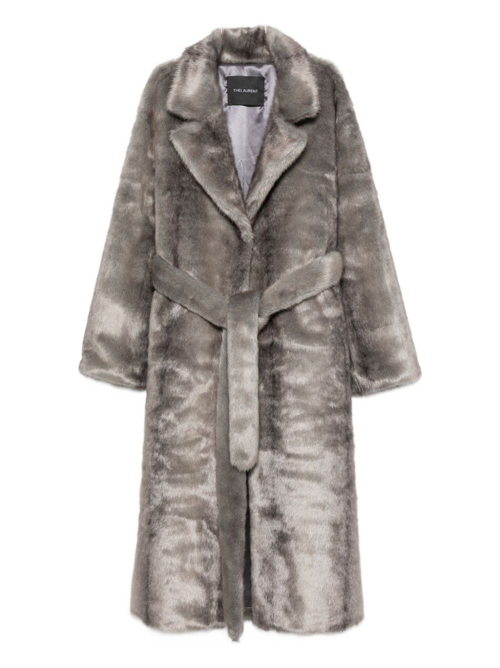 THELAURENT Coats Grey Artificial Fur