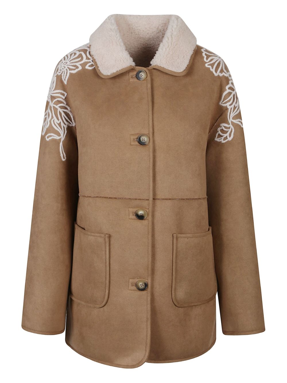 Ermanno Firenze Coats Camel