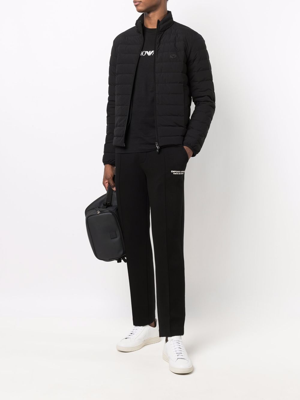 Emporio Armani Coats Nero Polyester