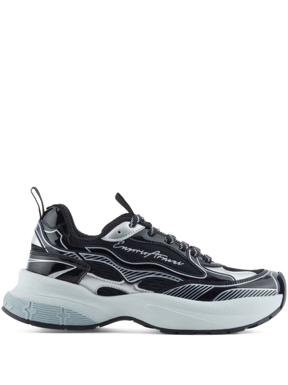 Emporio Armani Exclusive Sneakers Black Polyester