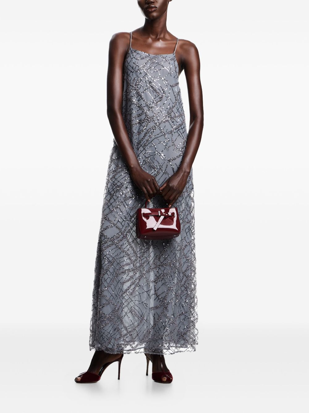 Emporio Armani Dresses Silver Other->fabric100.0 %