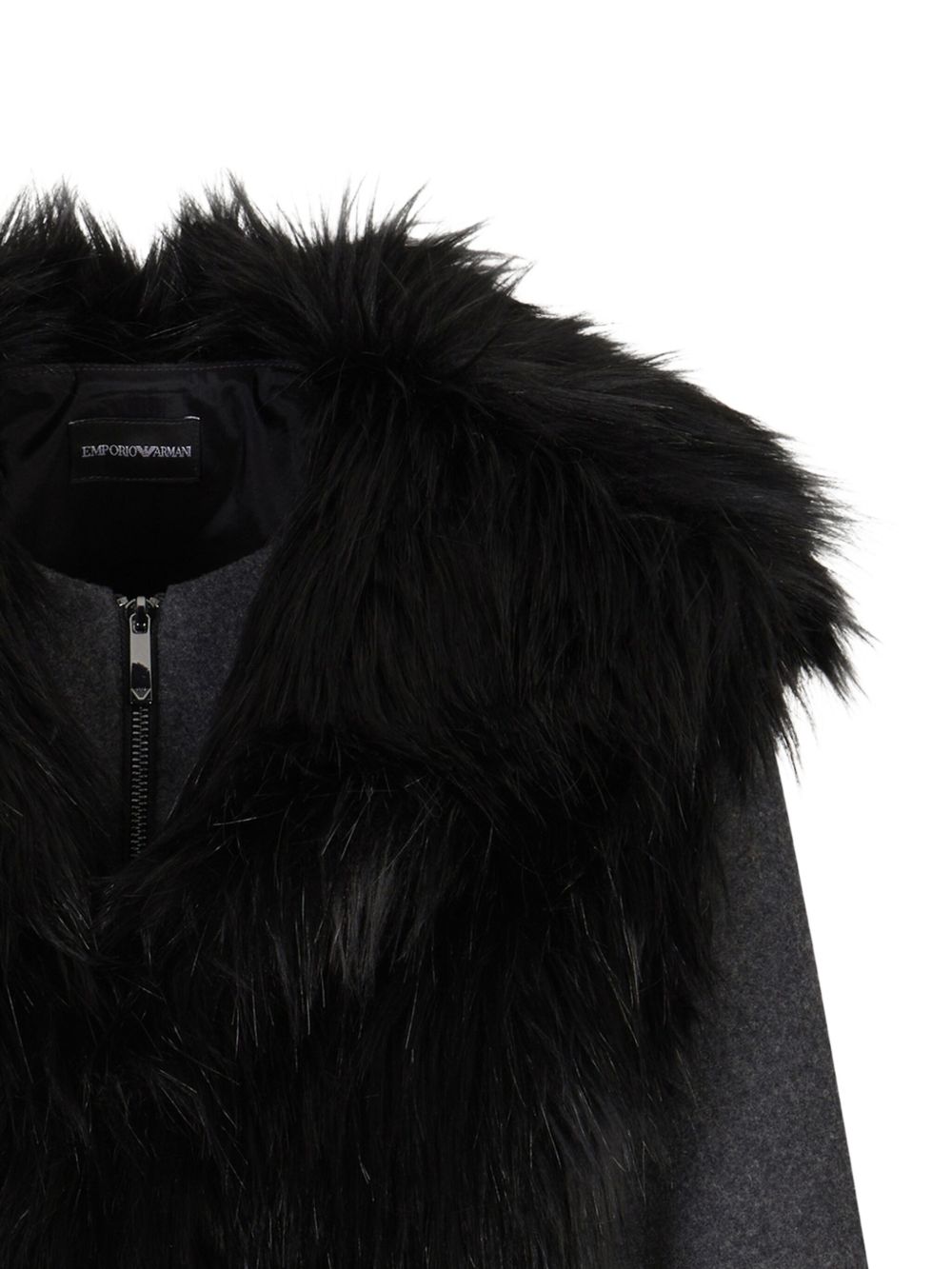 Emporio Armani Coats Grigio Scuro Other->fabric100.0 %
