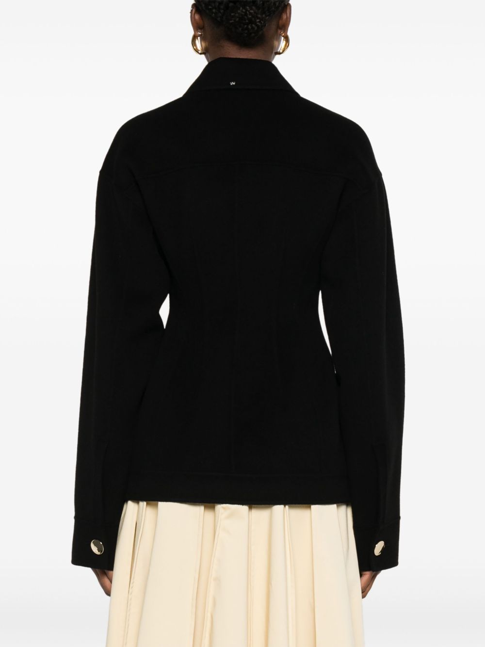 Sportmax Pre Coats Black Wool