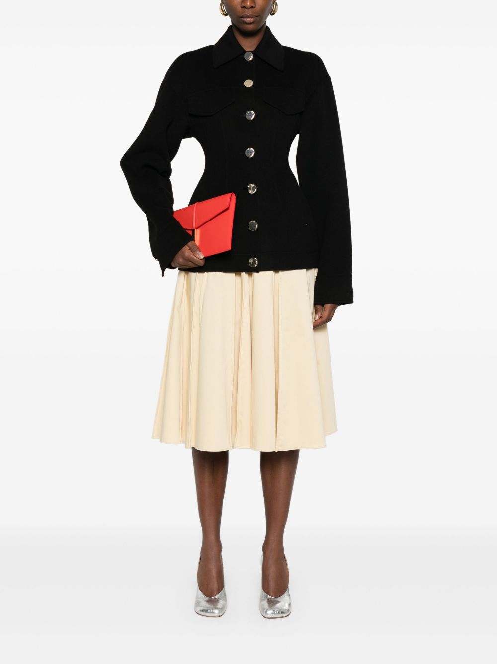 Sportmax Pre Coats Black Wool