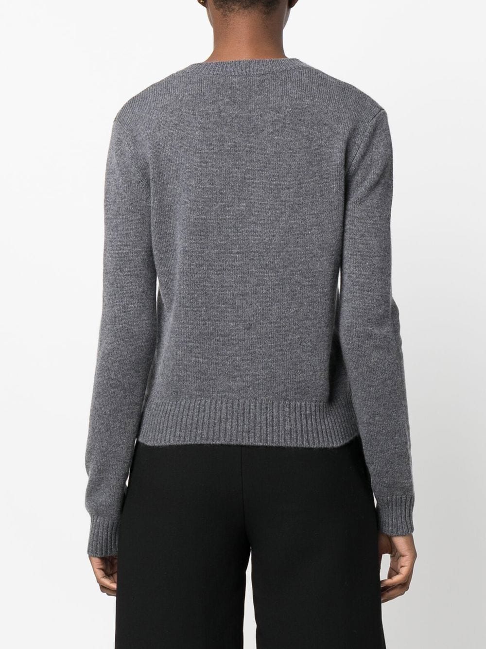 Lisa Yang Sweaters Grey Knitted Cashmere