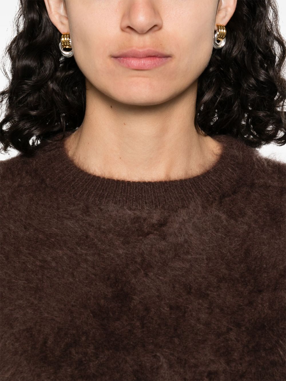 Soft Goat Sweaters Brown