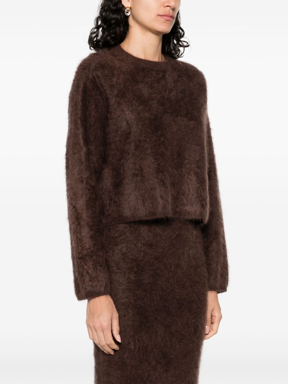Soft Goat Sweaters Brown