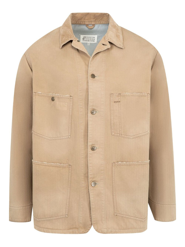 Maison Margiela Jackets Beige Outer: cotton