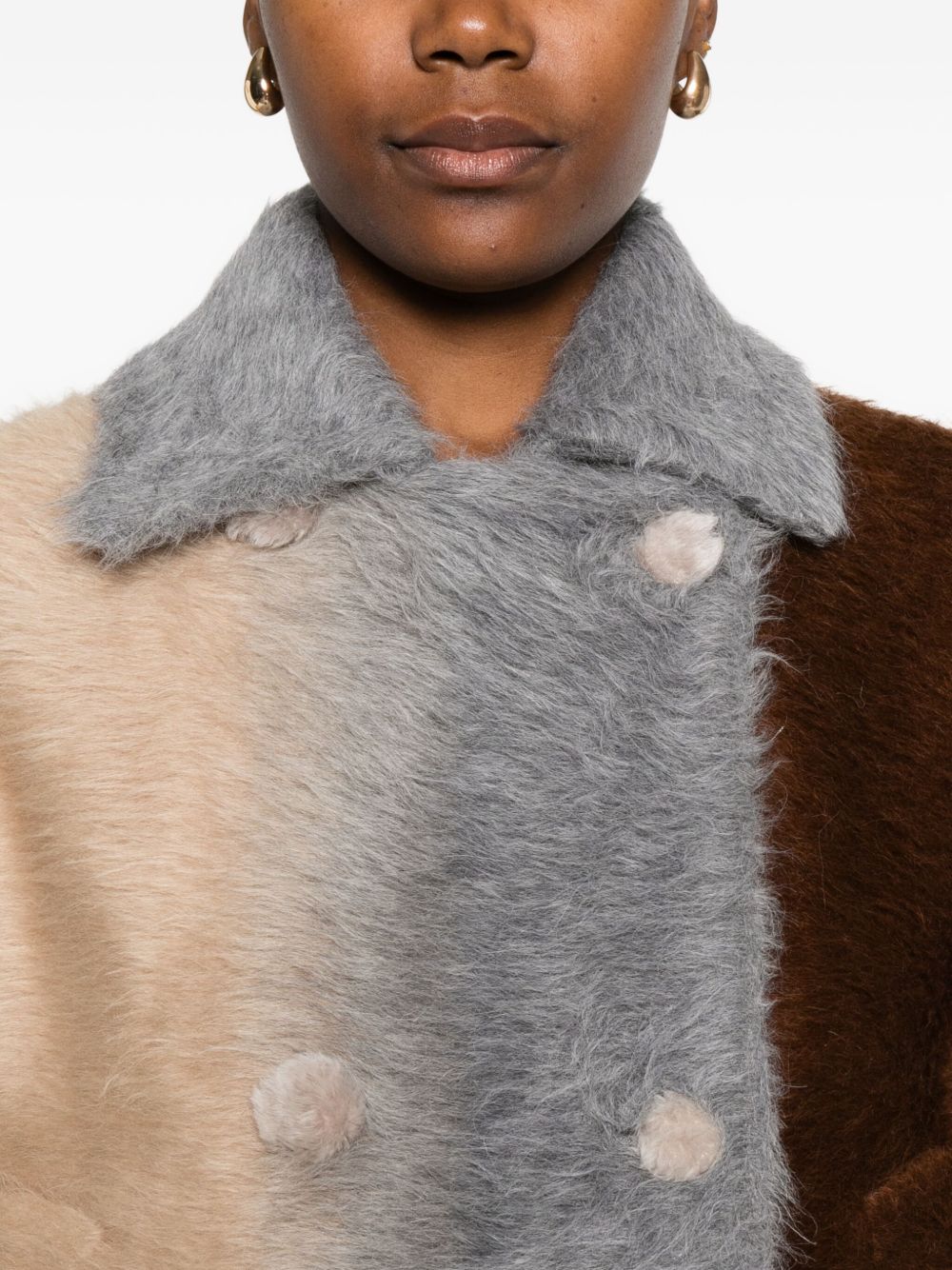 Fendi Coats Multicolour