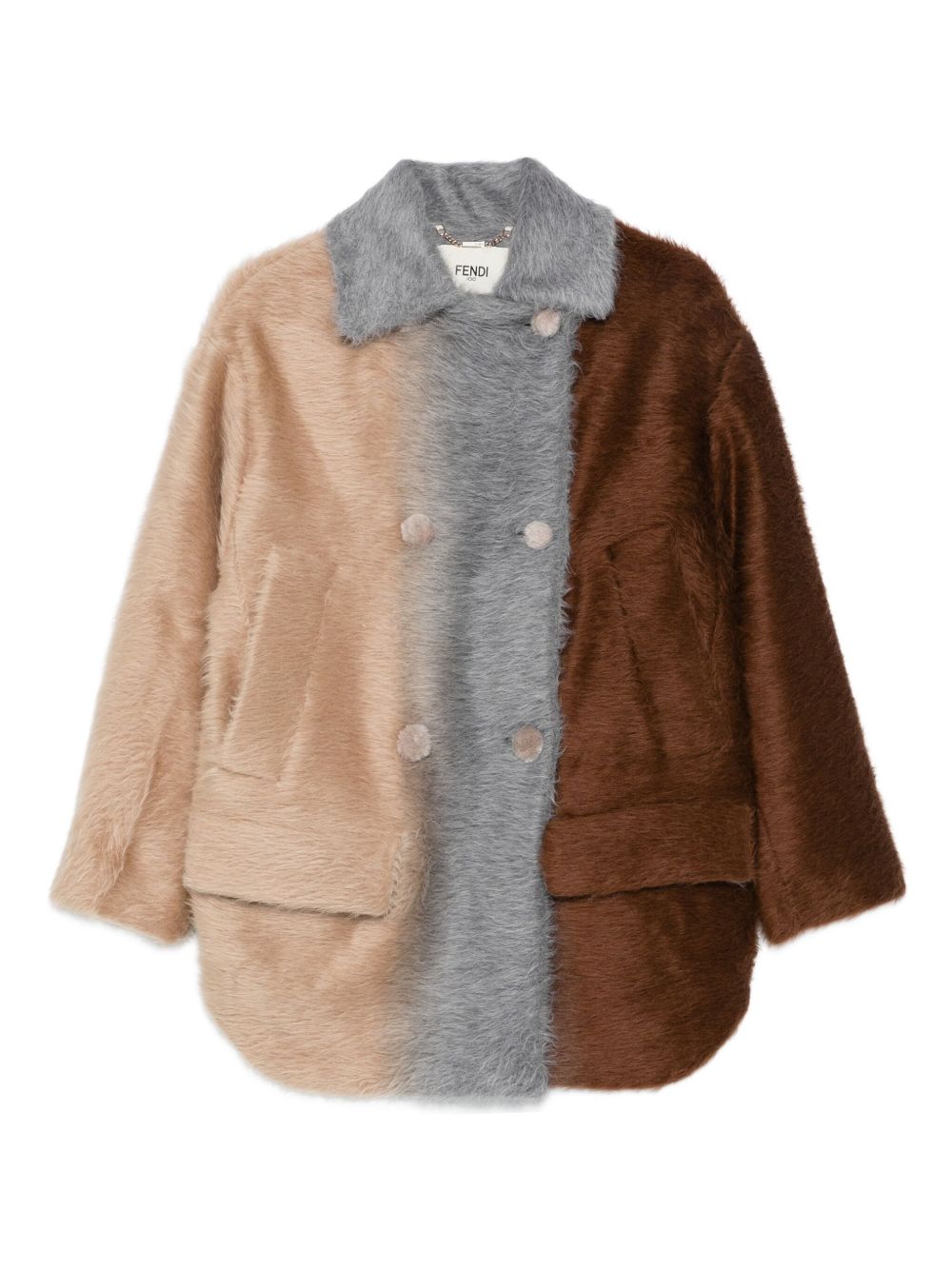 Fendi Coats Multicolour