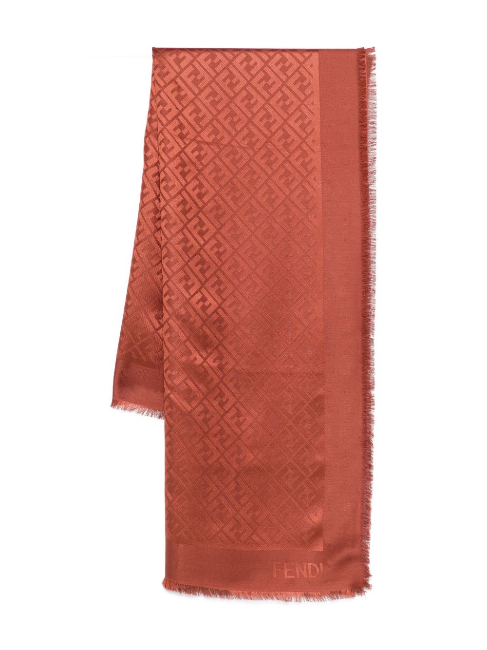 Fendi Scarfs Leather Brown
