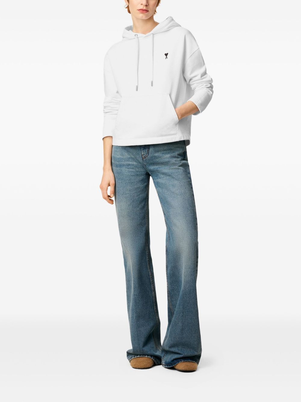Ami Paris Sweaters White Coton
