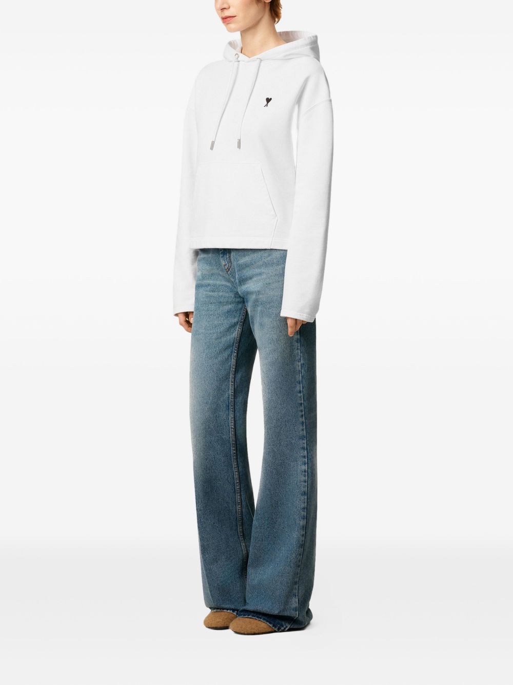 Ami Paris Sweaters White Coton