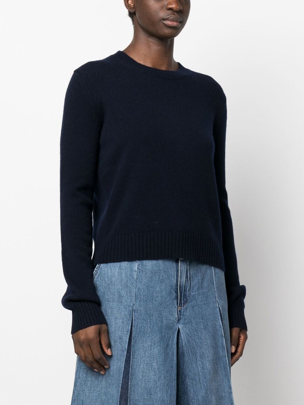 Lisa Yang Sweaters Blue Knitted Cashmere