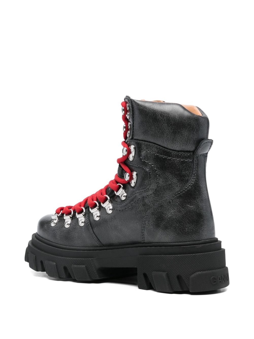Ganni Boots Brown Rec Le Tencel™ Lyocell Pu